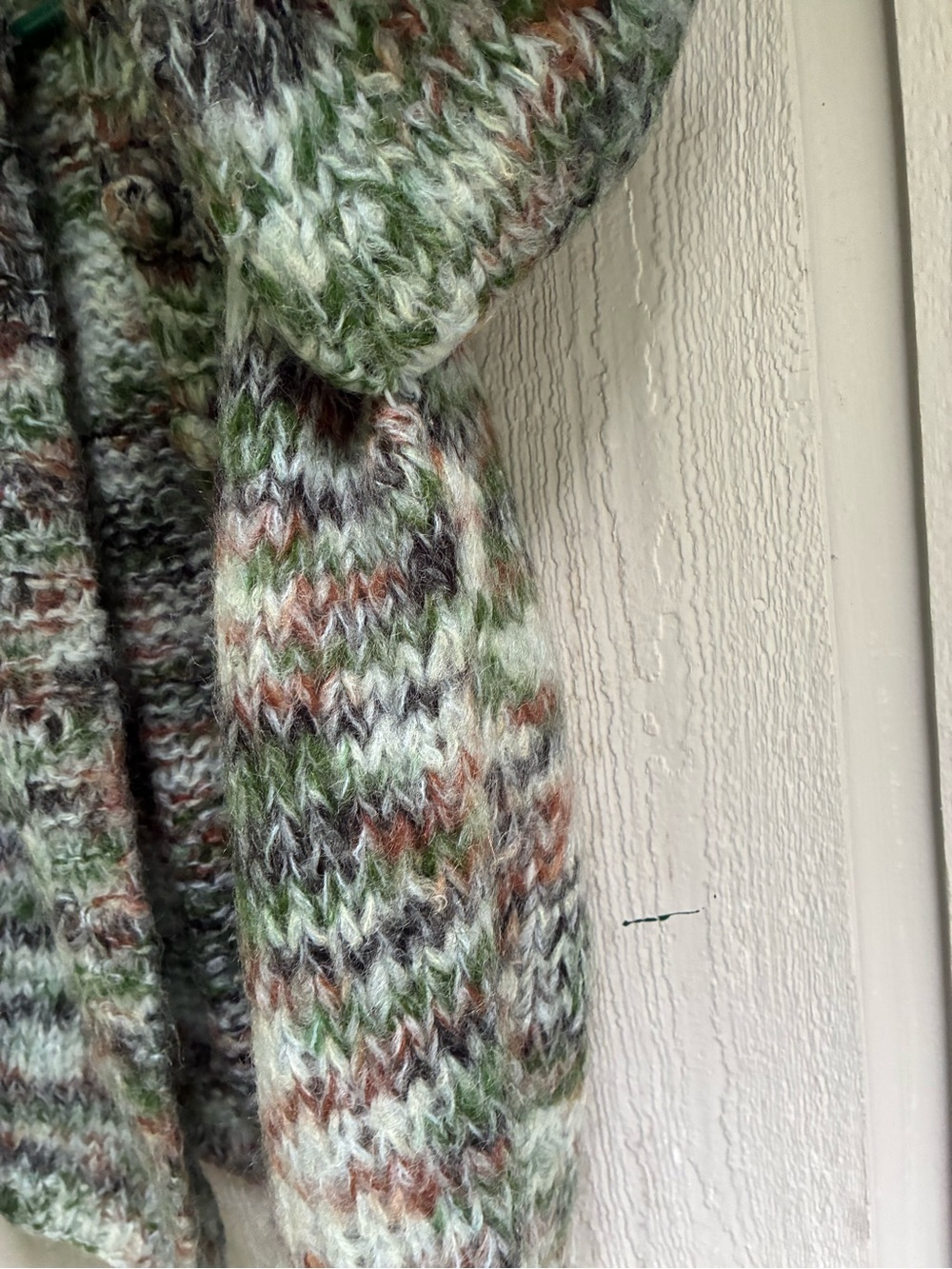Vintage 80s Rosanna Italy Handmade Mohair Wool Cardigan M - Picture 6 of 16